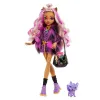 MONSTER HIGH PAPUSA CLAWDEEN WOLF CU ANIMALUT ȘI ACCESORII