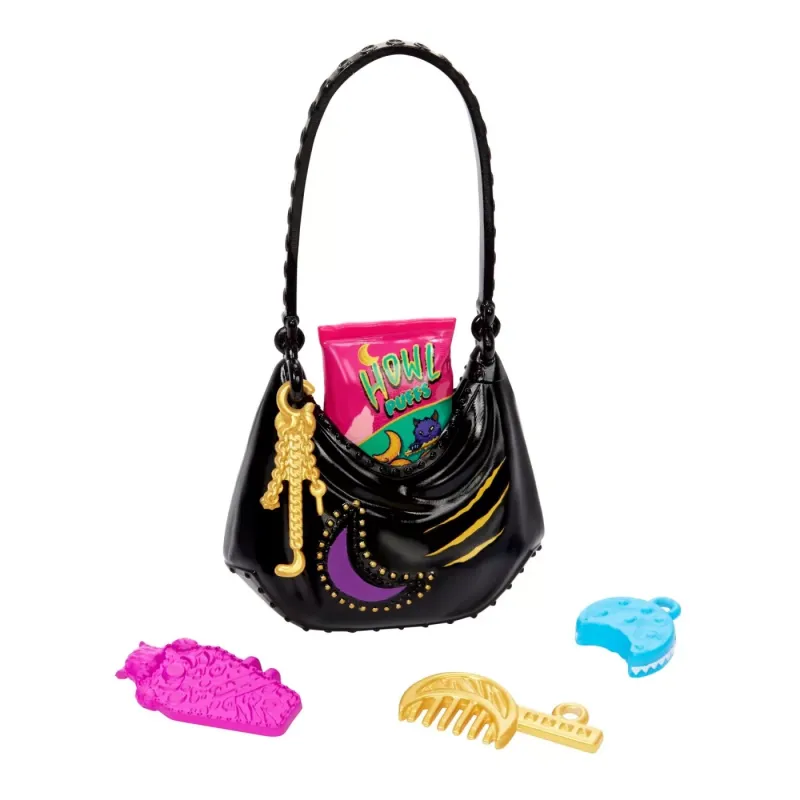 MONSTER HIGH PAPUSA CLAWDEEN WOLF CU ANIMALUT ȘI ACCESORII