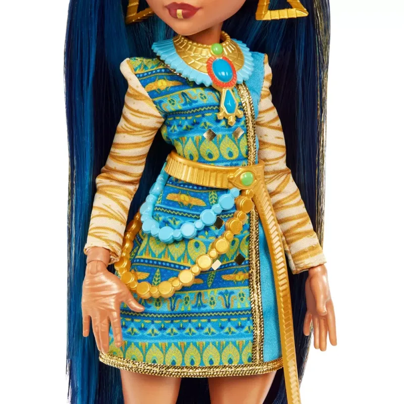 MONSTER HIGH PAPUSA CLEO DENILE CU ANIMALUT ȘI ACCESORII