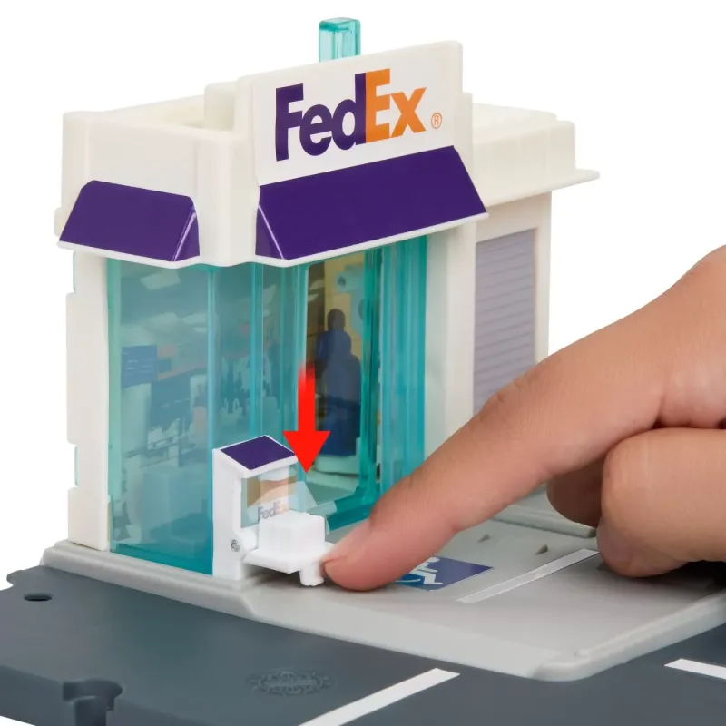 MATCHBOX SET ACTION DRIVERS CENTRUL DE COLETE FEDEX