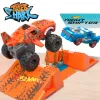 HOT WHEELS MONSTER TRUCK MEGA SET CONSTRUCTIE CURSA TIGER SHARK CHOMP