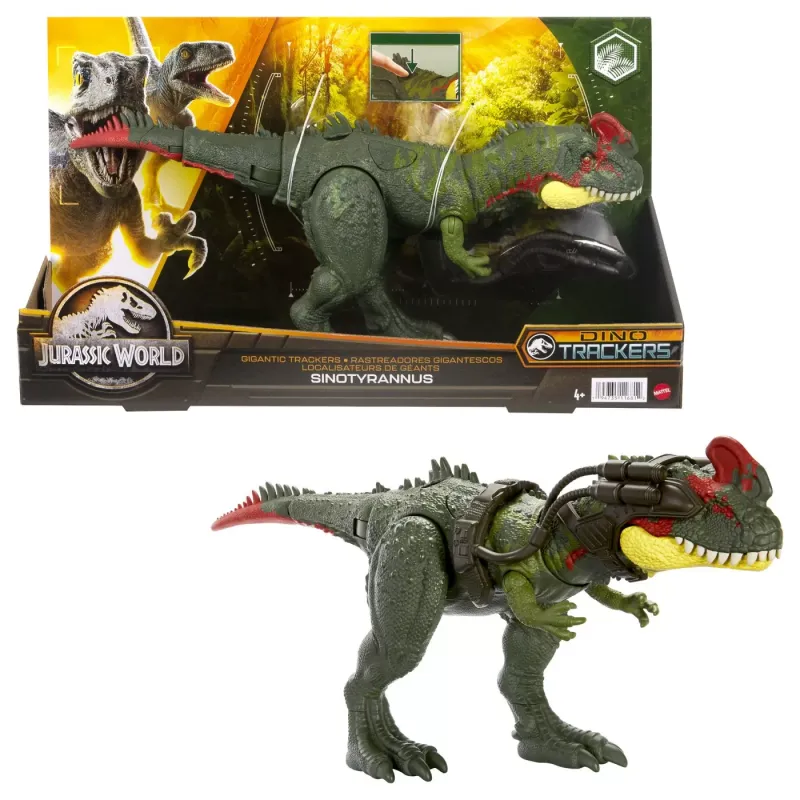 JURASSIC WORLD GIGANTIC TRACKERS DINOZAUR SINOTYRANNUS