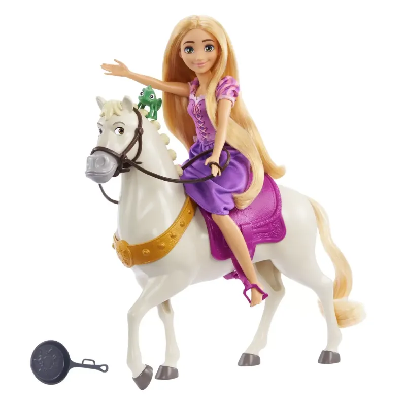 DISNEY PRINCESS SET PAPUSA RAPUNZEL ȘI CALUL MAXIMUS