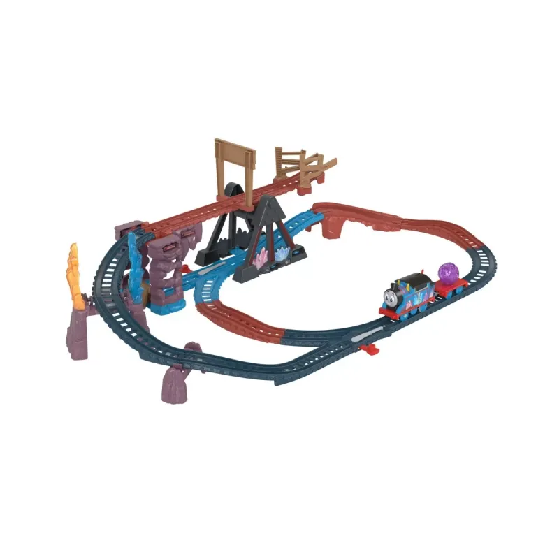 THOMAS SET DE JOACĂ CRYSTAL CAVES ADVENTURE CU LOCOMOTIVA MOTORIZATA THOMAS