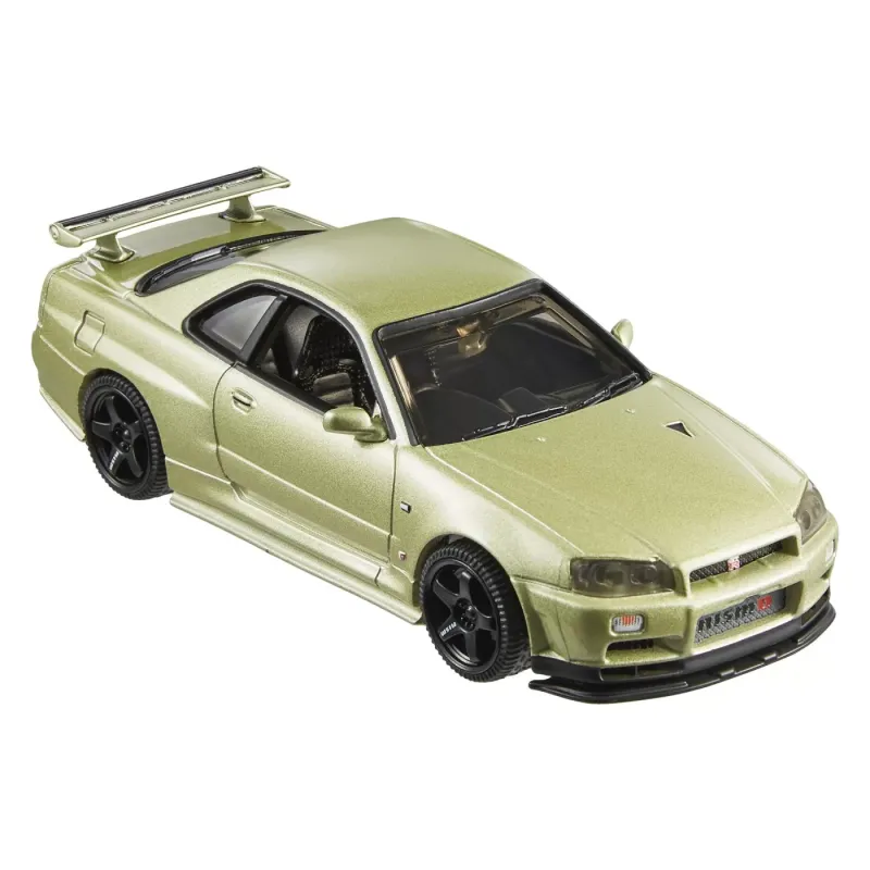 HOT WHEELS PREMIUM REAL RIDERS MAȘINUȚĂ METALICĂ NISSAN SKYLINE GT-R SCARA 1:43