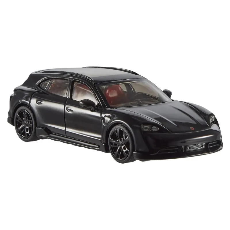 HOT WHEELS PREMIUM REAL RIDERS MAȘINUȚĂ METALICĂ PORSCHE TAYCAN TURBO S CROSS TURISMO SCARA 1:43