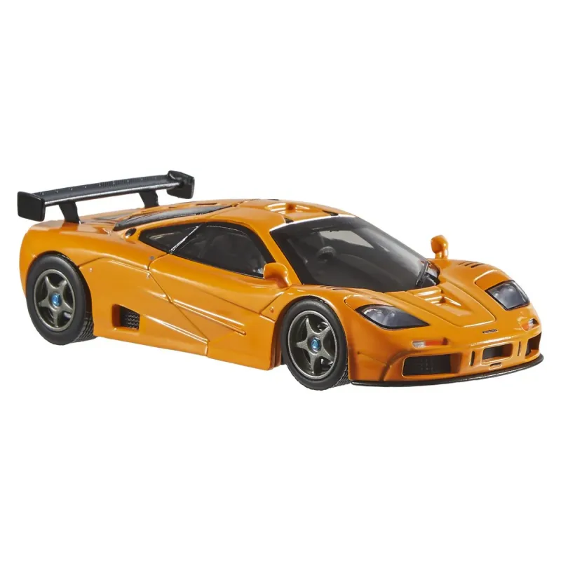 HOT WHEELS PREMIUM REAL RIDERS MAȘINUȚĂ METALICĂ MCLAREN F1 GTR 1995 SCARA 1:43
