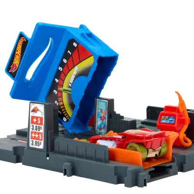 HOT WHEELS CITY EXPLORER PISTA FUEL STATION SHIFT