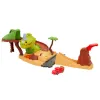 CARS SET DE JOACĂ DINO ȘI MAȘINUȚĂ CAVE FULGER MCQUEEN
