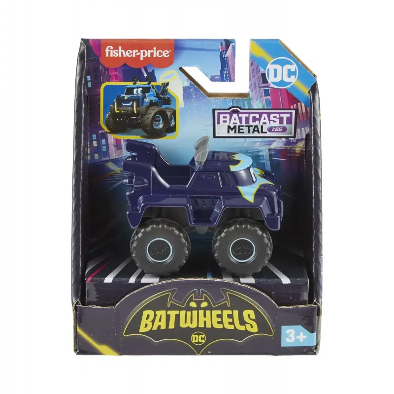 FISHER PRICE BATWHEELS MAȘINUȚĂ METALICĂ CAMIONUL BUFF 1:55