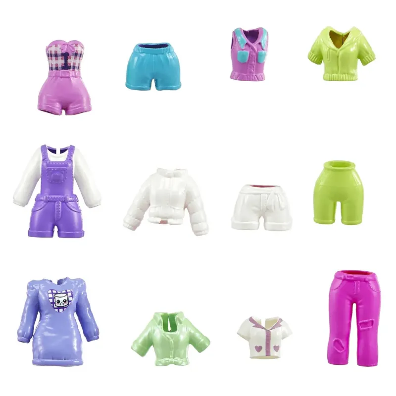 POLLY POCKET SET 2 PAPUSI ȘI ACCESORII 27 PIESE