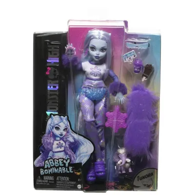 MONSTER HIGH PAPUSA ABBEY BOMINABLE ȘI ANIMALUT TUNDRA