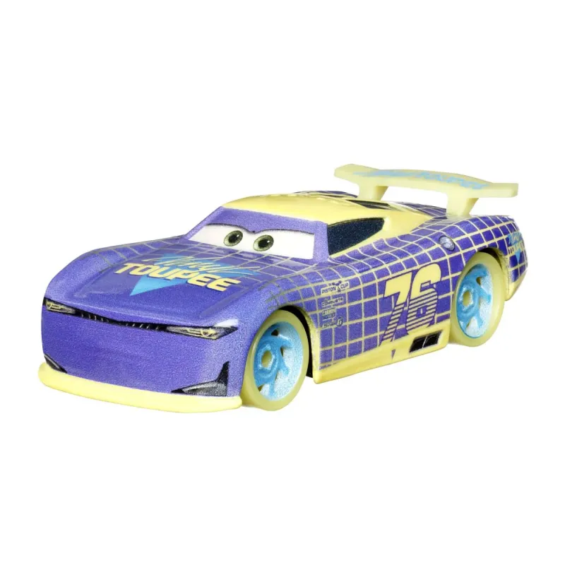 CARS GLOW RACERS MAȘINUȚĂ METALICĂ WILL RUSCH 1:55