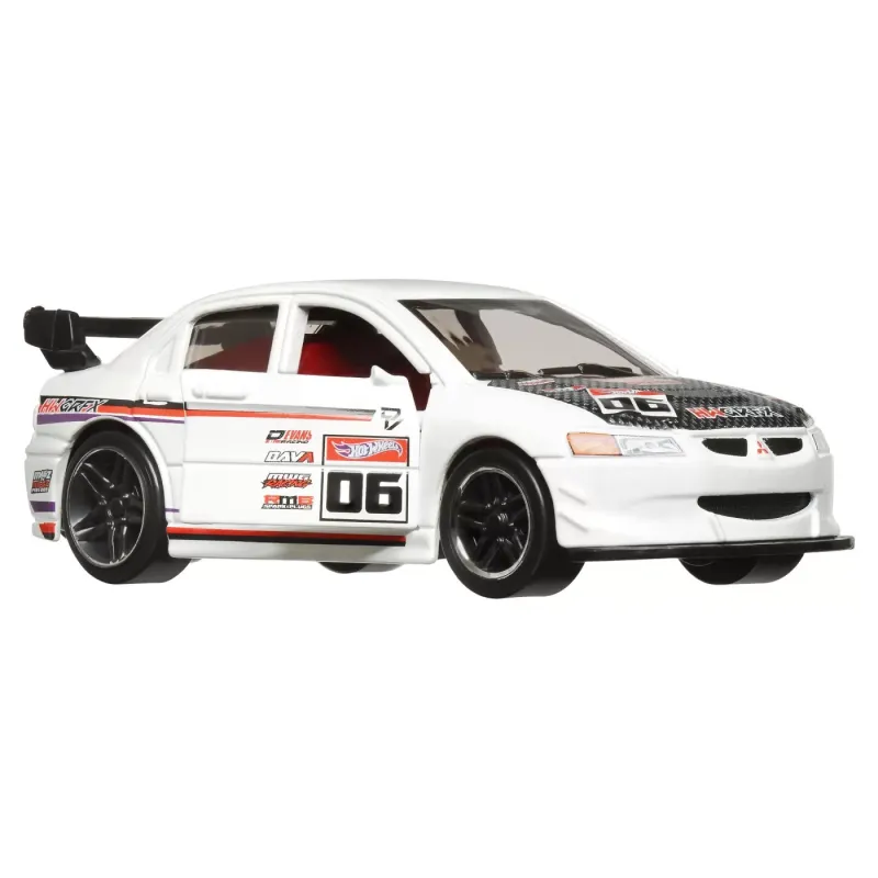 HOT WHEELS MAȘINUȚĂ METALICĂ CU SISTEM PULL BACK LANCER EVOLUTION IX SCARA 1:43