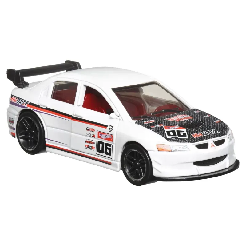 HOT WHEELS MAȘINUȚĂ METALICĂ CU SISTEM PULL BACK LANCER EVOLUTION IX SCARA 1:43