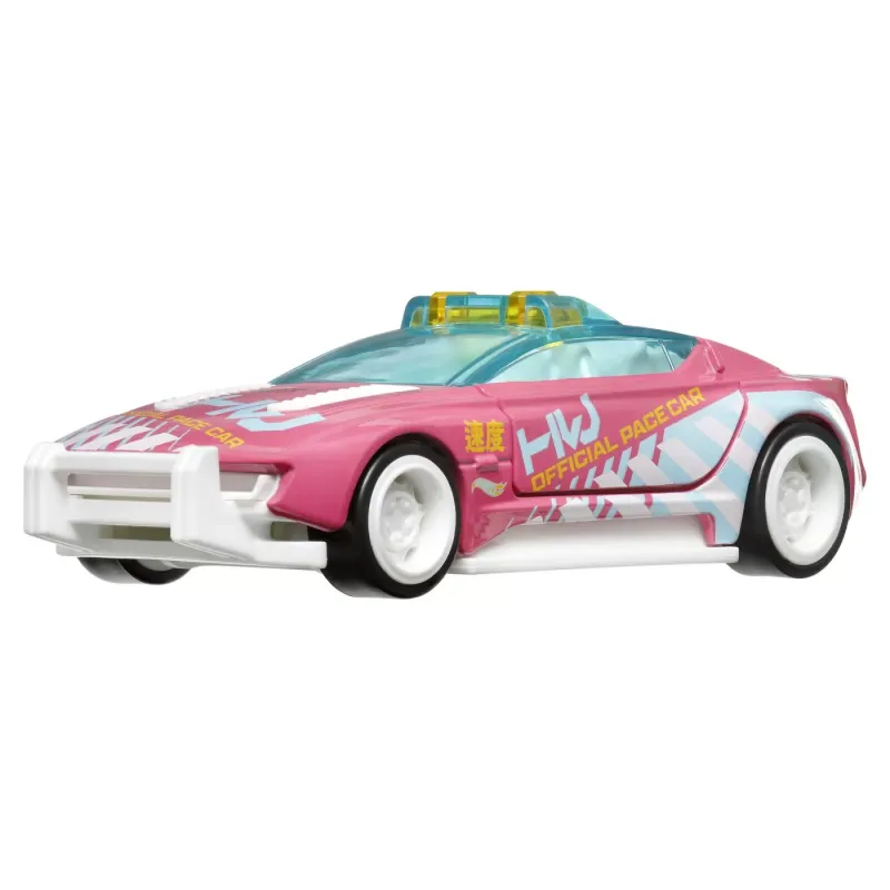 HOT WHEELS MAȘINUȚĂ METALICĂ CU SISTEM PULL BACK ALPHA PURSUIT SCARA 1:43