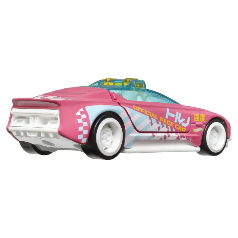 HOT WHEELS MAȘINUȚĂ METALICĂ CU SISTEM PULL BACK ALPHA PURSUIT SCARA 1:43