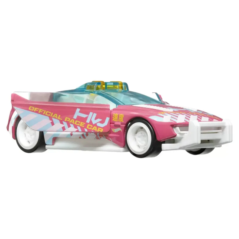 HOT WHEELS MAȘINUȚĂ METALICĂ CU SISTEM PULL BACK ALPHA PURSUIT SCARA 1:43