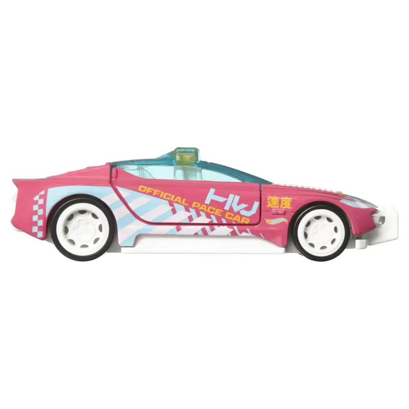 HOT WHEELS MAȘINUȚĂ METALICĂ CU SISTEM PULL BACK ALPHA PURSUIT SCARA 1:43