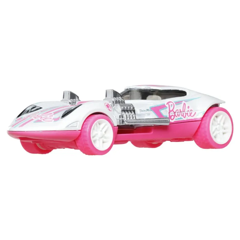 HOT WHEELS MAȘINUȚĂ METALICĂ CU SISTEM PULL BACK BARBIE TWIN MILL STREET POWER SCARA 1:43