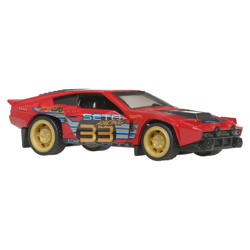 HOT WHEELS MAȘINUȚĂ METALICĂ CU SISTEM PULL BACK DIMACHINNI VELOCE NIGHT BURNERZ SCARA 1:43