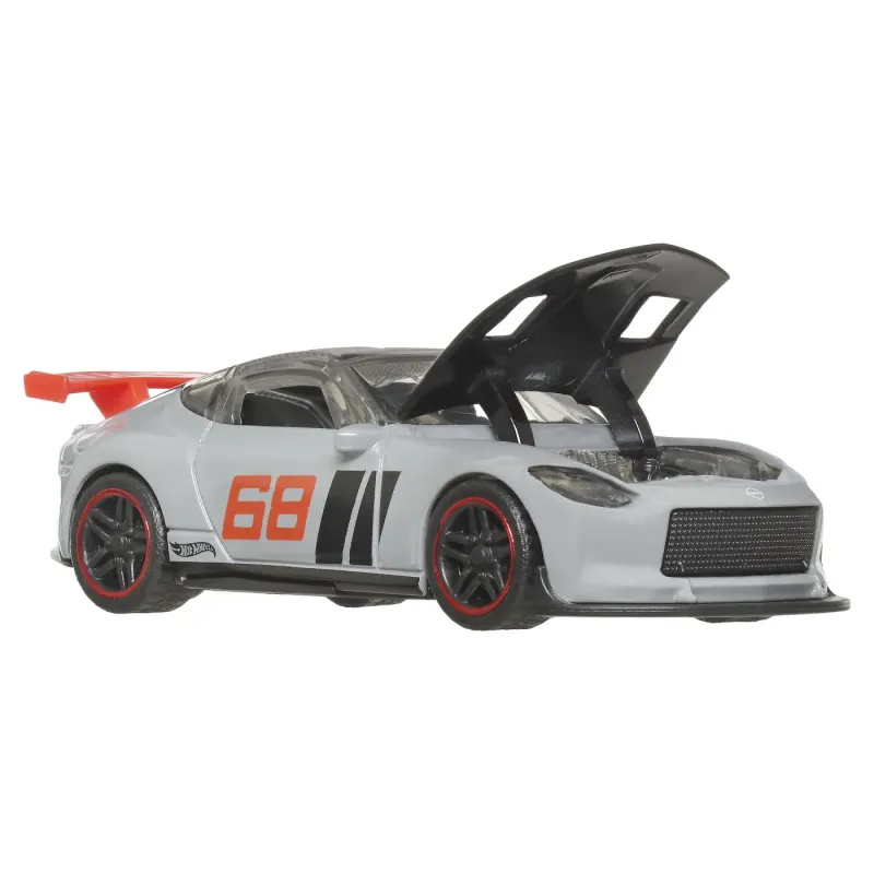 HOT WHEELS MAȘINUȚĂ METALICĂ CU SISTEM PULL BACK 2023 NISSAN Z CUSTOM HW MODIFIED SCARA 1:43