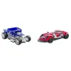 HOT WHEELS SET 2 MASINUTE METALICE PULL BACK BONE SHAKER ȘI TWIN MILL 1:43