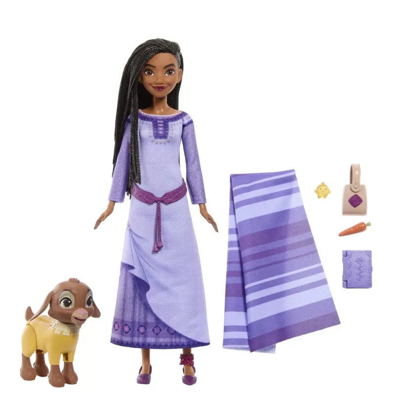DISNEY WISH SET PAPUSA ASHA CU ACCESORII
