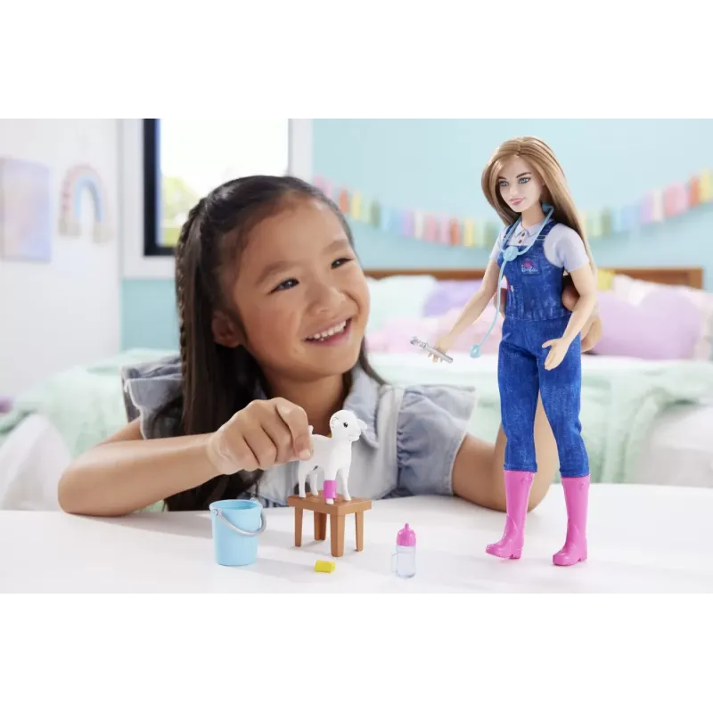 BARBIE PAPUSA BARBIE YOU CAN BE MEDIC VETERINAR