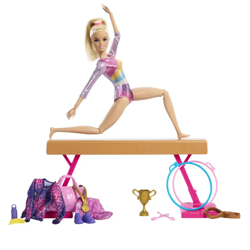 BARBIE PAPUSA BARBIE YOU CAN BE GIMNASTA BLONDA