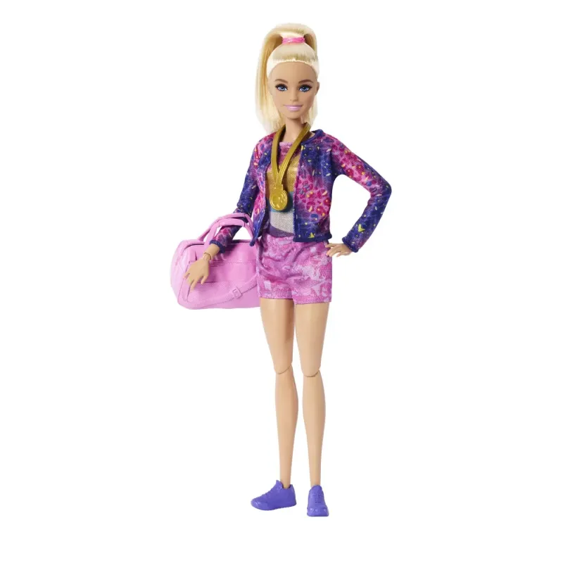 BARBIE PAPUSA BARBIE YOU CAN BE GIMNASTA BLONDA