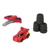 FISHER PRICE BATWHEELS MAȘINUȚĂ ROSIE SCARA 1:55