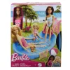 BARBIE SET PAPUSA BARBIE BLONDA ȘI PISCINA