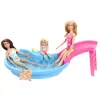 BARBIE SET PAPUSA BARBIE BLONDA ȘI PISCINA