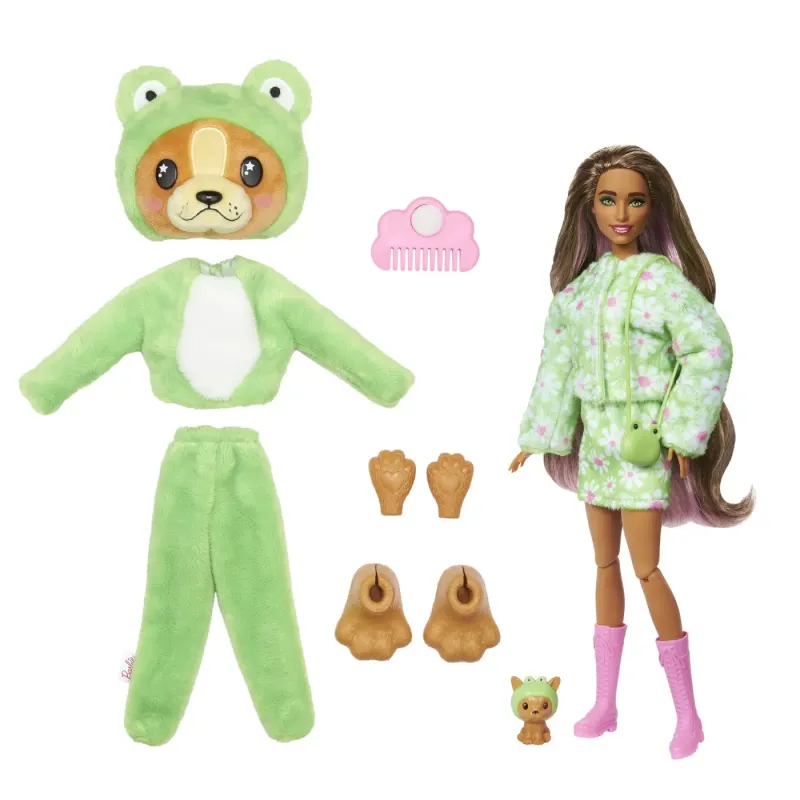 BARBIE COLOR REVEAL PAPUSA BARBIE CĂȚEL BROSCUTA