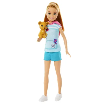 BARBIE SET PAPUSA STACIE ȘI CĂȚELUL DE COMPANIE
