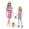 BARBIE ȘI STACIE SET PAPUSA BARBIE ȘI PAPUSA STACIE IUBITOARE DE CATEI