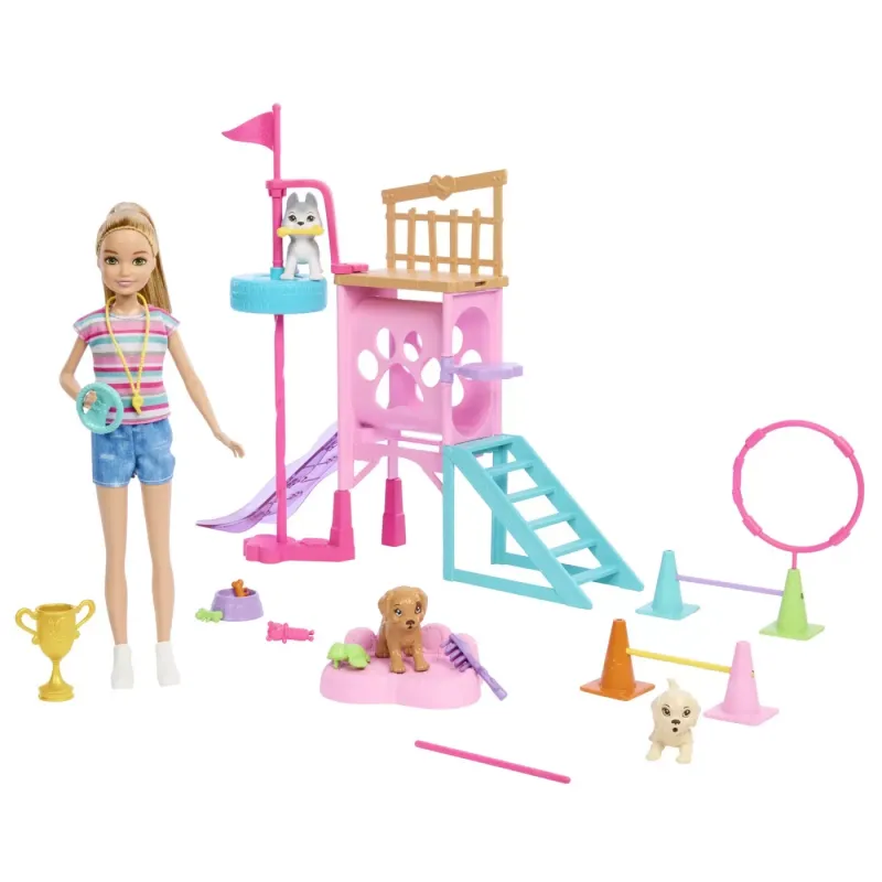 BARBIE ȘI STACIE PAPUSA STACIE DRESOARE DE CATEI