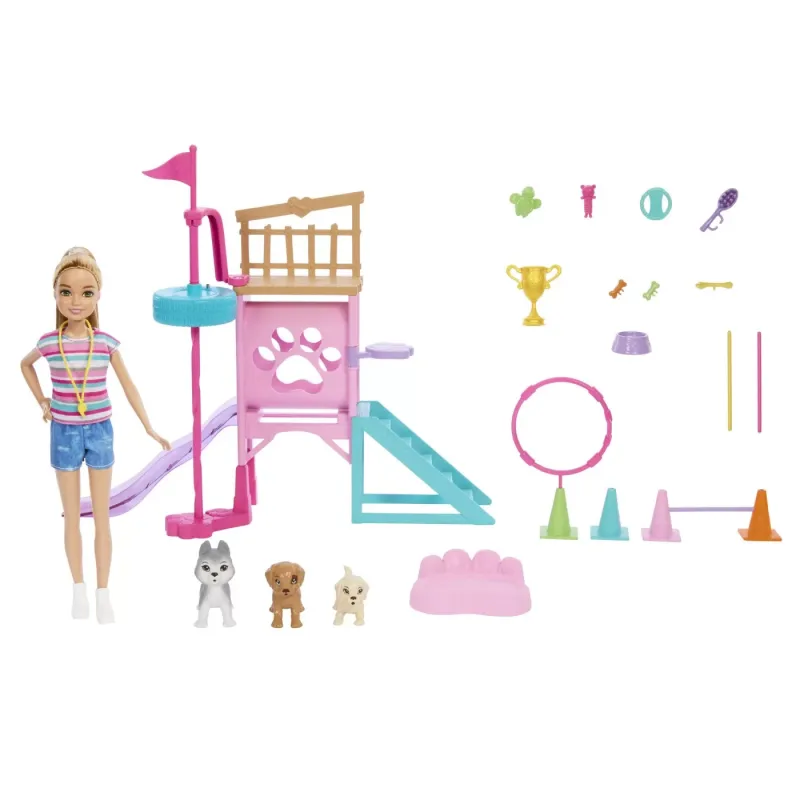 BARBIE ȘI STACIE PAPUSA STACIE DRESOARE DE CATEI