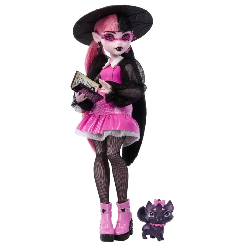 MONSTER HIGH PAPUSA DRACULAURA ȘI ANIMALUTUL COUNT FABULOUS