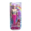 BARBIE PAPUSA SIRENA CU PAR MOV ȘI COADA ROZ