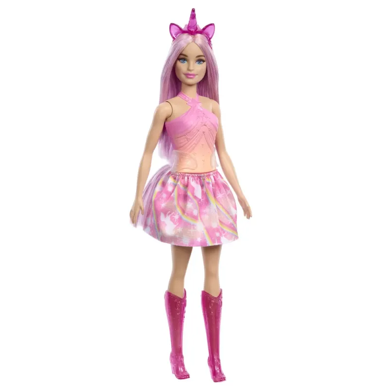 BARBIE PAPUSA BARBIE CU ACCESORII MAGICE DE UNICORN