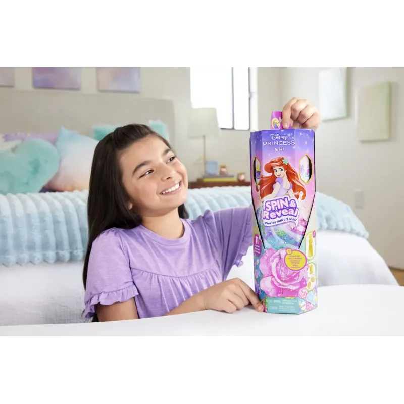 DISNEY PRINCESS SPIN AND REVEAL PAPUSA ARIEL