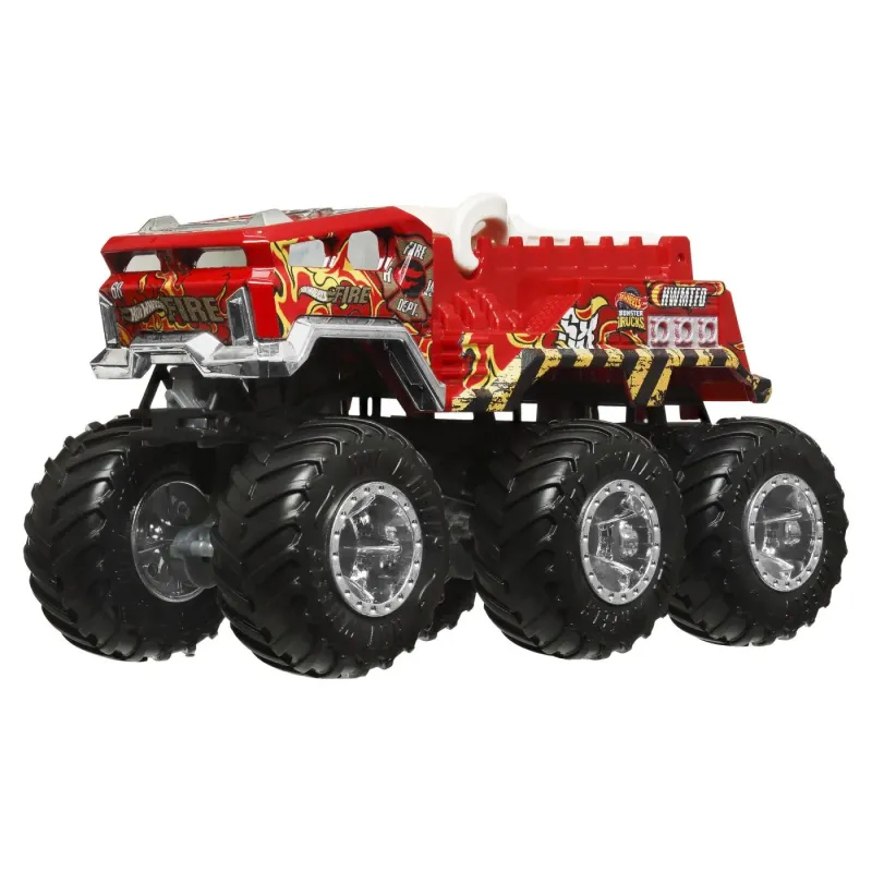 HOT WHEELS MONSTER TRUCK BIG RIGS MAȘINUȚĂ METALICĂ CU 6 ROTI 5 ALARM SCARA 1 LA 64