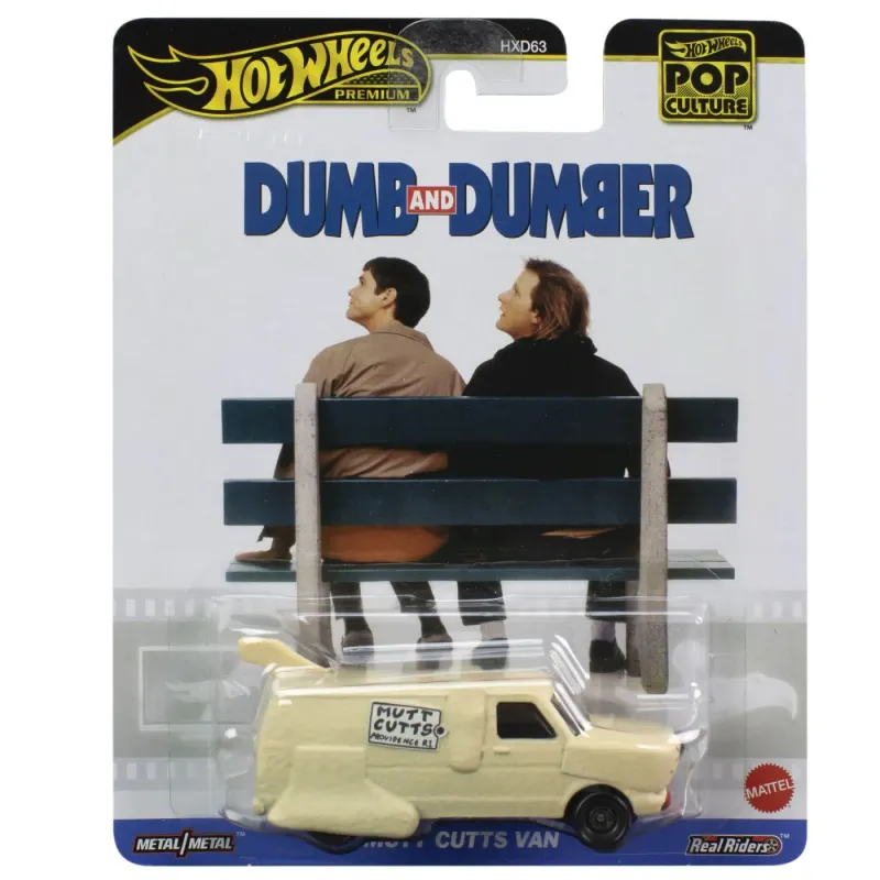 HOT WHEELS POP CULTURE MAȘINUȚĂ METALICĂ DUMB AND DUMBER MUTT CUTTS VAN SCARA 1:64