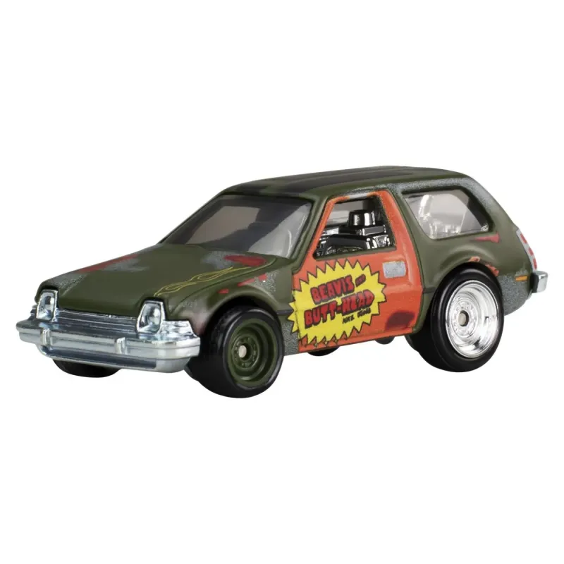HOT WHEELS POP CULTURE MAȘINUȚĂ METALICĂ BEAVIS AND BUTTHEAD PACKIN PACER 77 SCARA 1:64