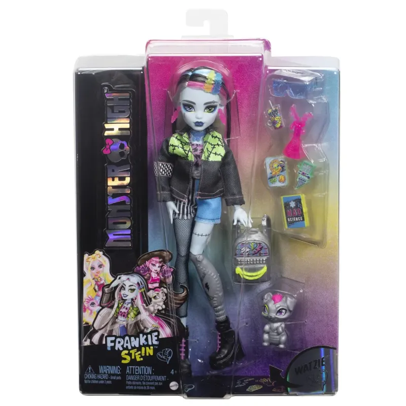 MONSTER HIGH PAPUSA FRANKIE STEIN ȘI ANIMALUT WATZIE