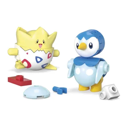 POKEMON MEGA SET DOUA BILE TOGEPI ȘI PIPLUP 41 PIESE