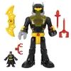 FISHER PRICE IMAGINEXT DC SUPER FRIENDS SET FIGURINĂ BATMAN ȘI COSTUM EXO CU LUMINI ȘI SUNETE