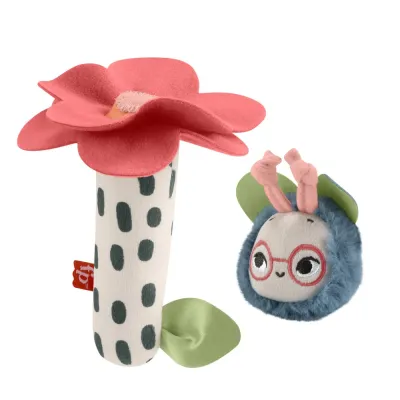 FISHER PRICE PLANET FRIENDS JUCĂRIE PLUS ZORNĂITOARE FLOARE ȘI ALBINUTA